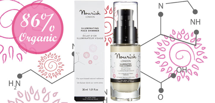 Nourish Golden Glow organikus hidratáló arckrém