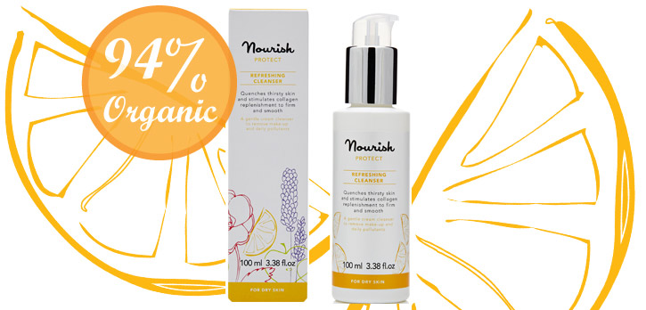 Nourish Protect organikus arctisztító tej