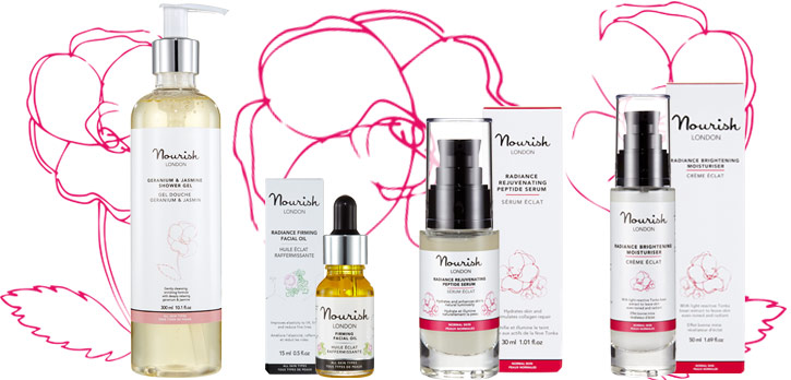 Nourish Radiance organikus bőrápoló termékcsalád
